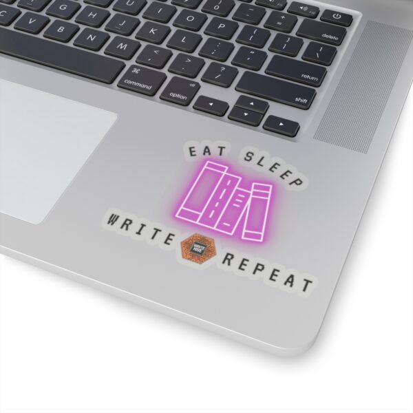 Eat, Sleep, Write, Repeat Sticker - Image 8